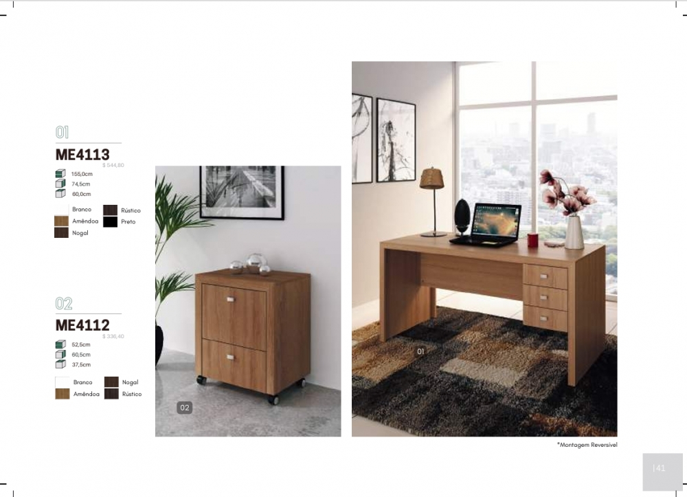 Escrivaninha | ME4113 | Tecnomobili 0126